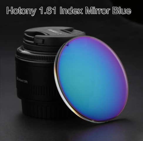 Hotony 1.61 Index Single Vision Polarized Lenses Lenses Hotony Lenses Mirror Blue  