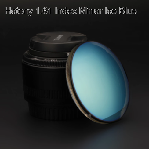 Hotony 1.61 Index Single Vision Polarized Lenses Lenses Hotony Lenses Mirror Ice Blue  