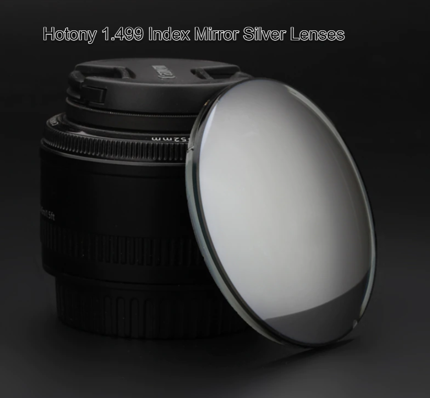 Hotony 1.499 Index Single Vision Mirror Polarized Lenses Lenses Hotony Lenses Mirror Silver  