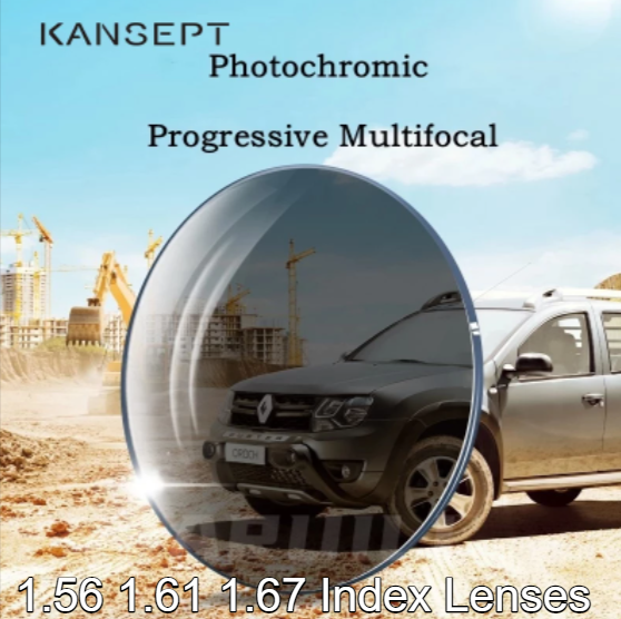 Kansept Aspheric Photochromic Progressive Myopic Lenses Lenses Kansept Lenses   