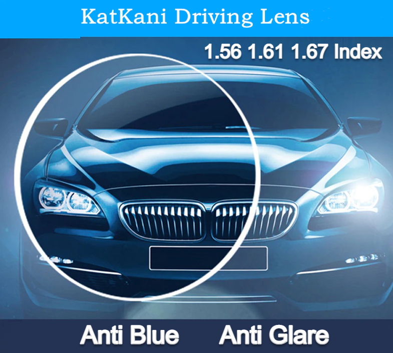 KatKani Aspheric Single Vision Anti Glare Anti Blue Clear Lenses Lenses KatKani Eyeglass Lenses   
