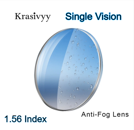 Krasivyy Single Vision Anti Fog Clear Lenses Lenses Krasivyy Lenses 1.56  