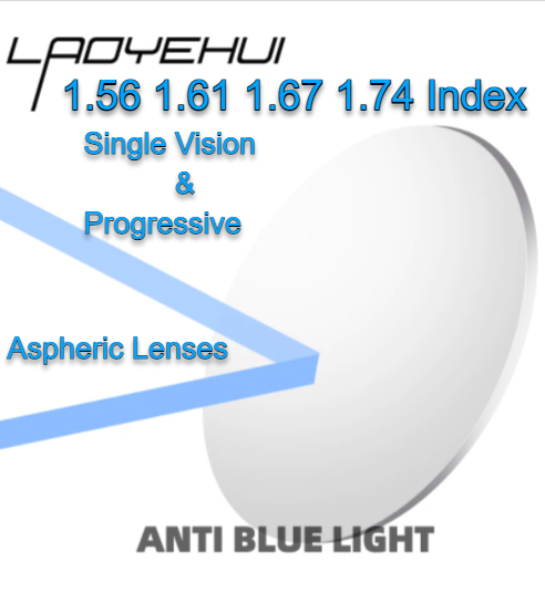 Laoyehui Aspheric Anti Blue Light Clear Lenses Lenses Laoyehui Eyeglass Lenses   