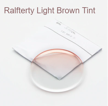 Ralferty MR-7/ MR-8 Single Vision Gradient Tinted Lenses Lenses Ralferty Lenses 1.61 Light Brown 