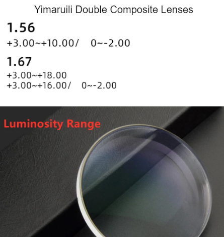 Yimaruili Single Vision Double Sided Composite Hyperopic Lenses Lenses Yimaruili Lenses   