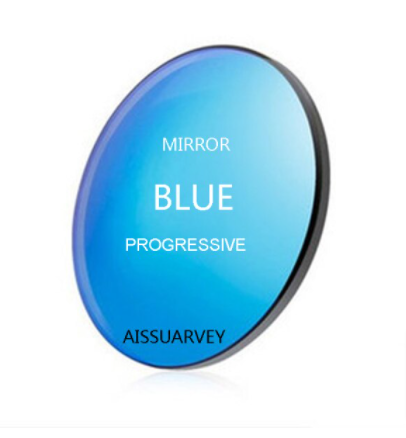 Aissuarvey Polarized Progressive Sunglass Lenses Lenses Aissuarvey Sunglass Lenses 1.56 Mirror Blue 