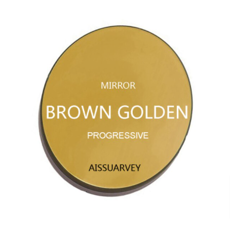 Aissuarvey Polarized Progressive Sunglass Lenses Lenses Aissuarvey Sunglass Lenses 1.56 Mirror Brown Golden 