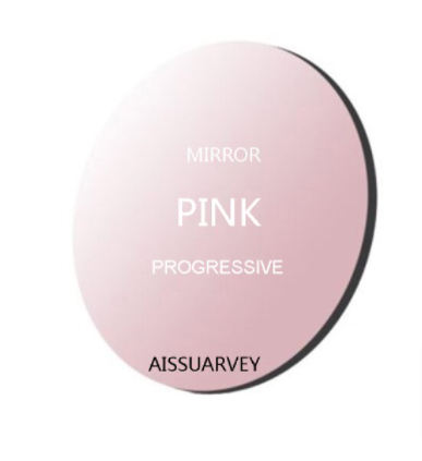 Aissuarvey Polarized Progressive Sunglass Lenses Lenses Aissuarvey Sunglass Lenses 1.56 Mirror Pink 