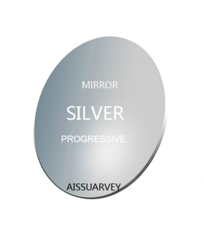 Aissuarvey Polarized Progressive Sunglass Lenses Lenses Aissuarvey Sunglass Lenses 1.56 Mirror Silver 