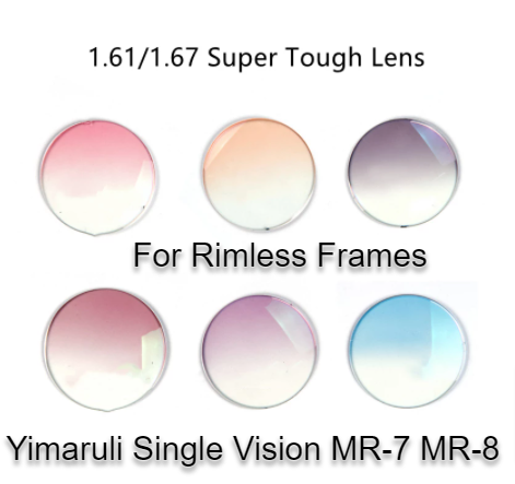Yimaruili MR-7 MR-8 Gradient Tint Single Vision Lenses Lenses Yimaruili Lenses   