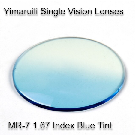 Yimaruili MR-7 MR-8 Gradient Tint Single Vision Lenses Lenses Yimaruili Lenses 1.67 Gradient Blue 