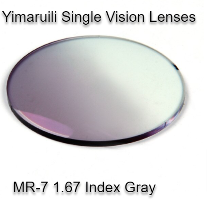 Yimaruili MR-7 MR-8 Gradient Tint Single Vision Lenses Lenses Yimaruili Lenses 1.67 Gradient Gray 