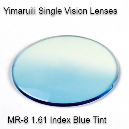 Yimaruili MR-7 MR-8 Gradient Tint Single Vision Lenses Lenses Yimaruili Lenses 1.61 Gradient Blue 