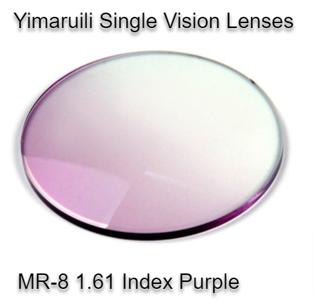 Yimaruili MR-7 MR-8 Gradient Tint Single Vision Lenses Lenses Yimaruili Lenses 1.61 Gradient Purple 