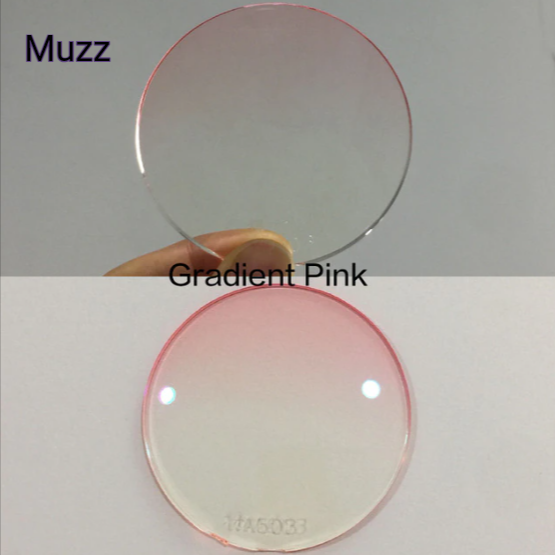 Muzz Single Vision Aspheric Tinted Lenses Lenses Muzz Lenses 1.56 Gradient Pink 