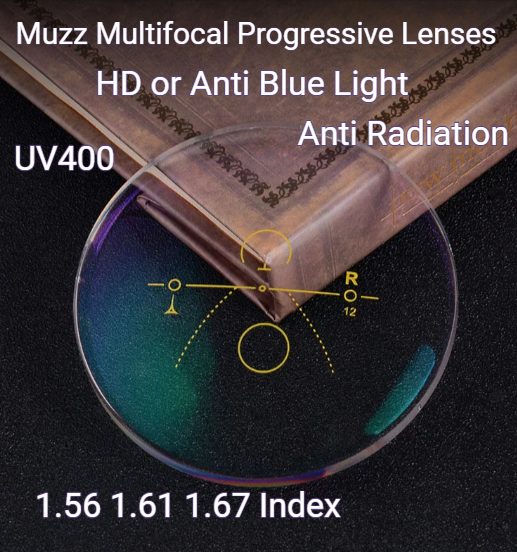 Muzz Multi Focus Aspheric Progressive Clear Lenses Lenses Muzz Lenses   