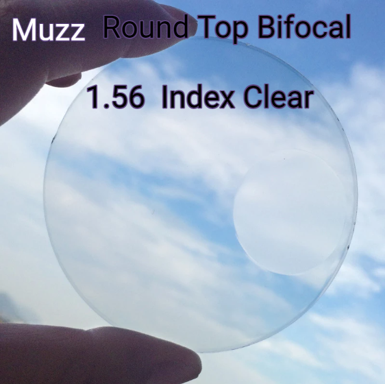 Muzz Round Top Bifocal Photochromic Lenses Lenses Muzz Lenses 1.56 Transparent/Clear 