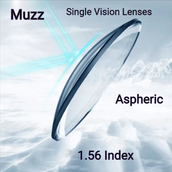Muzz Myopic Single Vision Aspheric Clear Anti Blue Light Lenses Lenses Muzz Lenses 1.56  