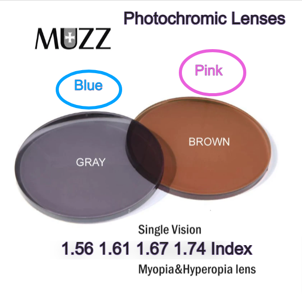 Muzz Single Vision Aspheric Photochromic Lenses Lenses Muzz Lenses   