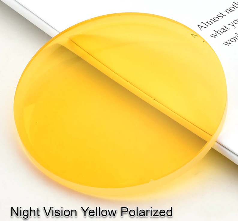 Yimaruili Single Vision Polarized Lenses Lenses Yimaruili Lenses 1.50 Night Vision Yellow 