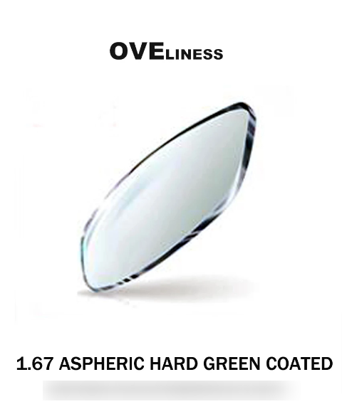 Oveliness Aspheric Single Vision Myopic Hyperopic Clear Lenses Lenses Oveliness Lenses 1.67 Myopic 