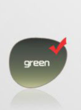 Oveliness 1.56 Single Vision Tinted Polyurethane Lenses Lenses Oveliness Lenses Green  