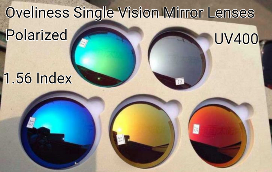 Oveliness 1.56 Index Single Vision Polarized Mirror Sunglass Lenses Lenses Oveliness Lenses   
