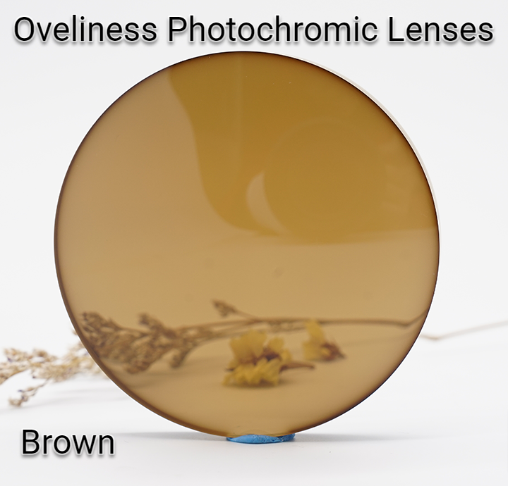 Oveliness 1.67 Index Aspherical Single Vision Photochromic Lenses Lenses Oveliness Lenses Brown  