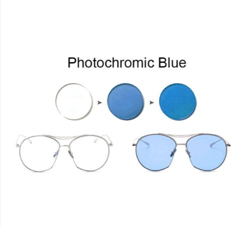 Chashma Ottica 1.56 Index Single Vision Photochromic Lenses Lenses Chashma Ottica Lenses Blue  