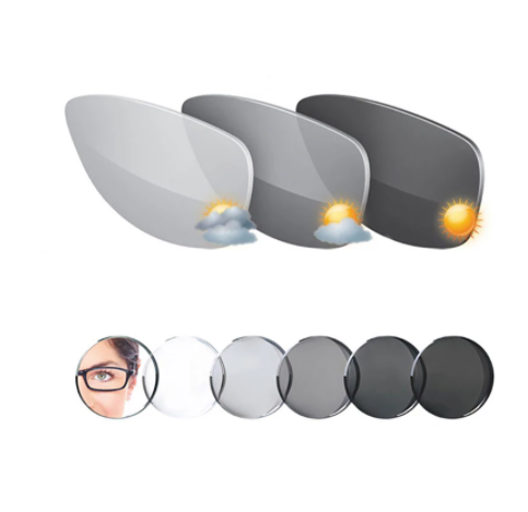 Hdcrafter Single Vision Polycarbonate Photochromic Gray Anti Blue Lenses Lenses Hdcrafter Eyeglass Lenses   