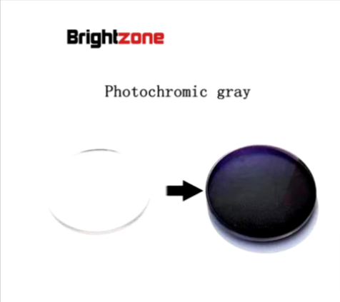 Brightzone 1.61 Index MR-8 Single Vision Photochromic Transition Lenses Lenses Brightzone Lenses   