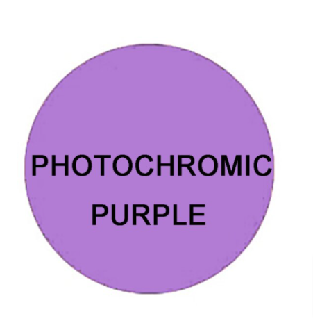 Aissuarvey MR-8 Single Vision Photochromic Lenses Lenses Aissuarvey Lenses Photochromic Purple 1.56 