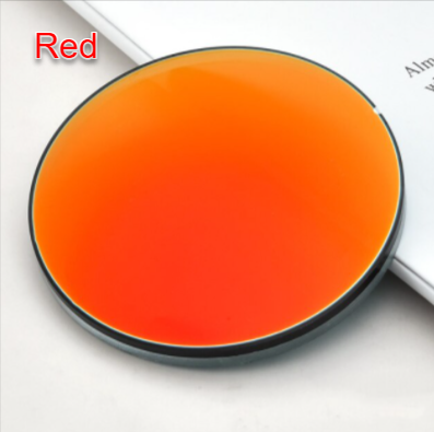 KatKani Progressive Vision Colorful Polarized Mirror Sunglass Lenses Lenses KatKani Sunglass Lenses 1.50 Red 