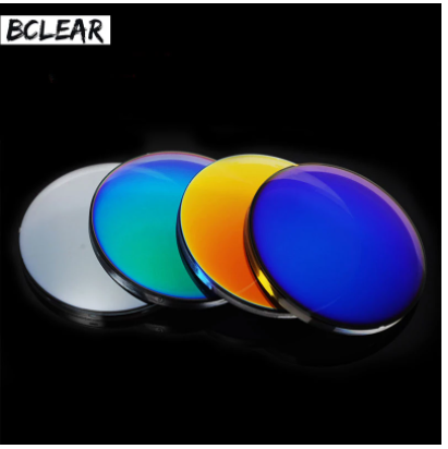 BCLEAR 1.56 Index Mirror Reflective Polarized Myopic Lenses Color Silver Lenses Bclear Lenses   