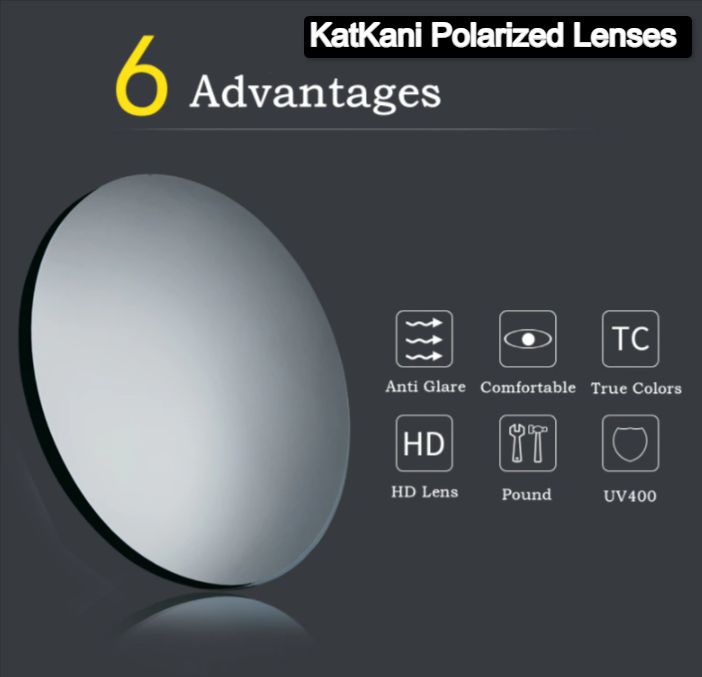 KatKani Progressive Vision Colorful Polarized Mirror Sunglass Lenses Lenses KatKani Sunglass Lenses   