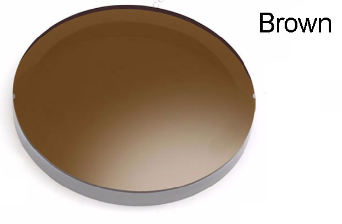 BCLEAR 1.49 Index Polarized Progressive Sunglass Lenses Color Brown Lenses Bclear Lenses   