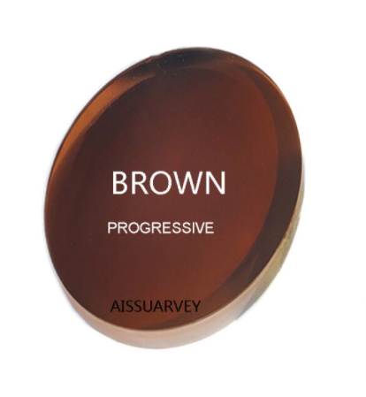 Aissuarvey Polarized Progressive Sunglass Lenses Lenses Aissuarvey Sunglass Lenses 1.56 Polarized Brown 