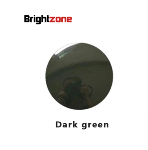 Brightzone CR-39 Resin Polarized Lenses Lenses Brightzone Lenses Polarized Dark Green  