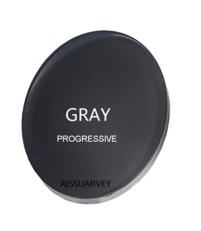 Aissuarvey Polarized Progressive Sunglass Lenses Lenses Aissuarvey Sunglass Lenses 1.56 Polarized Dark Gray 