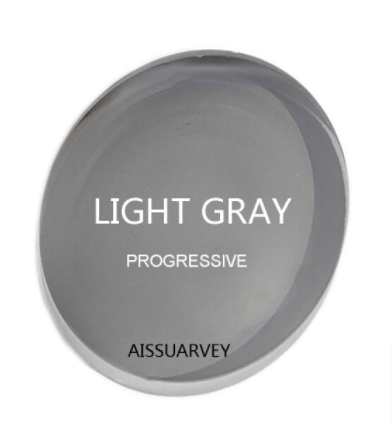 Aissuarvey Polarized Progressive Sunglass Lenses Lenses Aissuarvey Sunglass Lenses 1.56 Polarized Light Gray 