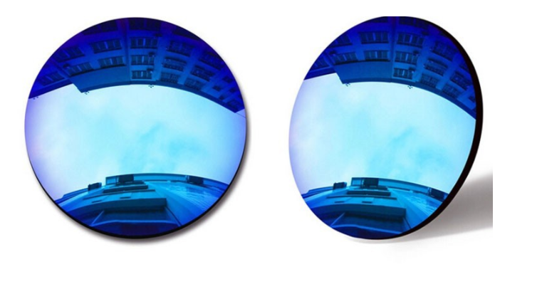 BCLEAR 1.49 Index Mirror Reflective Non-Polarized Myopic Lenses Color Blue Lenses Bclear Lenses   