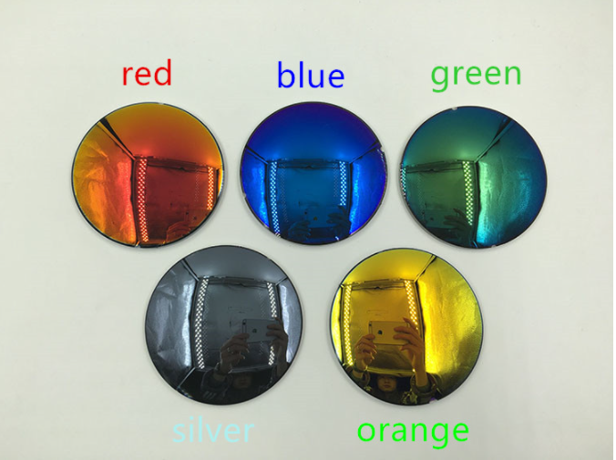BCLEAR 1.49 Index Mirror Reflective Polarized Myopic Lenses Color Green Lenses Bclear Lenses   