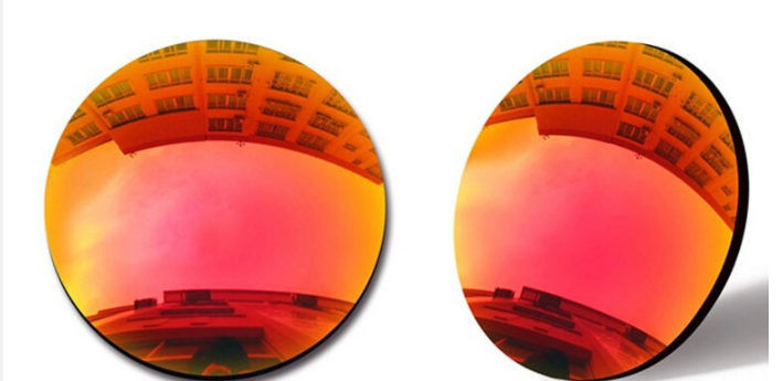 BCLEAR 1.49 Index Mirror Reflective Polarized Myopic Lenses Color Red Lenses Bclear Lenses   