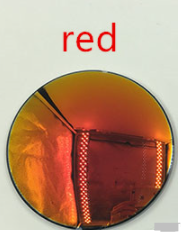 BCLEAR 1.67 Index Mirror Reflective Polarized Myopic Lenses Color Red Lenses Bclear Lenses   