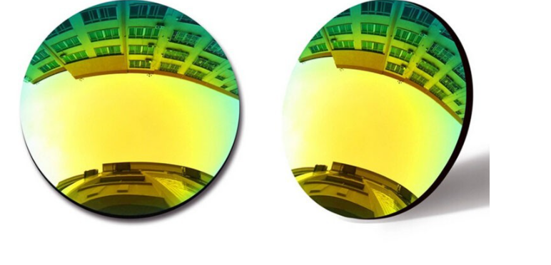 BCLEAR 1.67 Index Progressive Polarized Mirrored Sunglass Lenses Color Mirror Yellow Lenses Bclear Lenses   