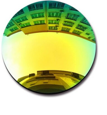 BCLEAR 1.49 Index Mirror Reflective Non-Polarized Myopic Lenses Color Orange Lenses Bclear Lenses   