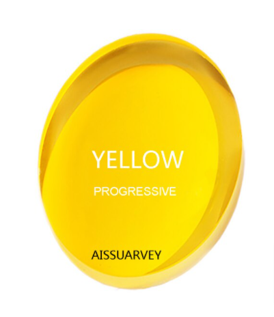 Aissuarvey Polarized Progressive Sunglass Lenses Lenses Aissuarvey Sunglass Lenses 1.56 Polarized Night Vision Yellow 