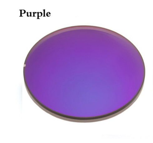 Hdcrafter Polarized Aspheric Polycarbonate Mirror Lenses Lenses Hdcrafter Sunglass Lenses 1.56 Purple 