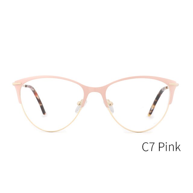 Kansept Women's Eyeglasses Metal Glasses Frame Cat Eye 3751 Frame Kansept 3751C7  