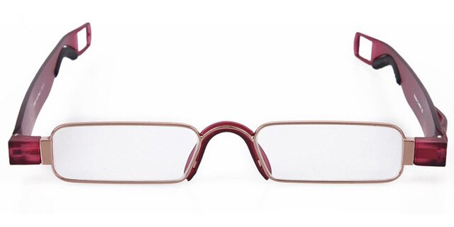 Portable 360 Degree Rotation Folding Reading Glasses Men Women Foldable Glass +1.0 To+4.0 Reading Glasses Brightzone +150 C4 
